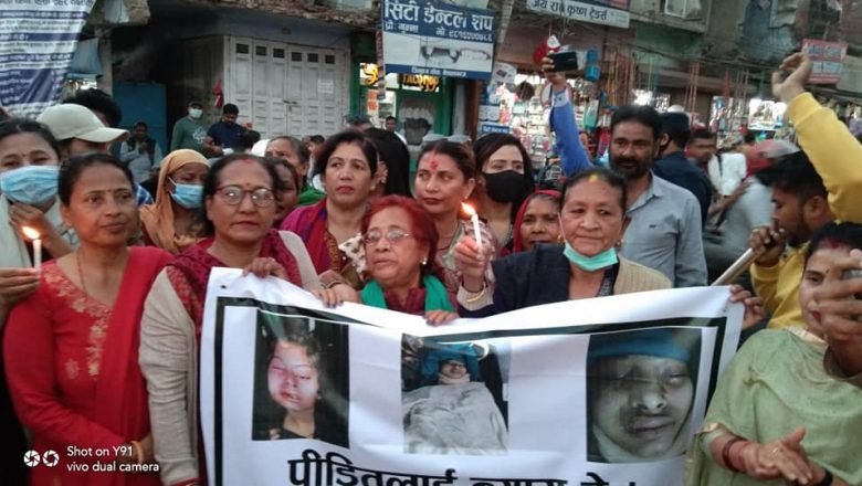 न्यायको लागि कैण्डिल मार्च (फोटो फिचरसहित)