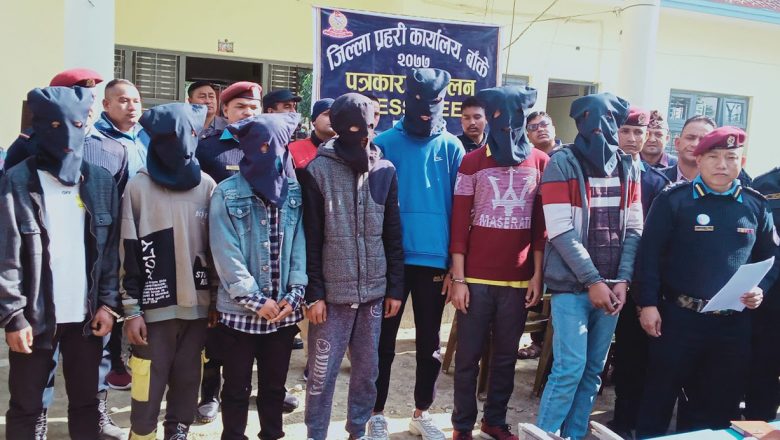 सहायक सूचक प्रविन थापाको हत्यामा संलग्न ७ जना अभियुक्तहरु सार्वजनिक
