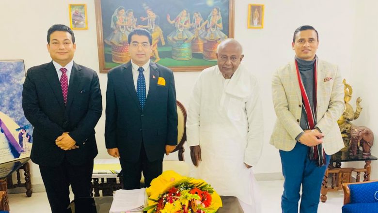 तीन दिने भारत भ्रमण गरेर स्वदेश फर्किए एकनाथ ढकाल
