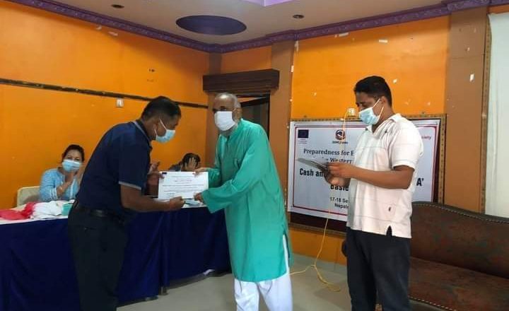 विपद् प्रभावितलाई नगद वितरण तालिम सम्पन्न