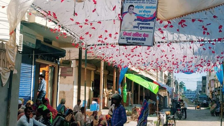 सेवाग्राहीका लागि पानी र टेन्टको व्यवस्था
