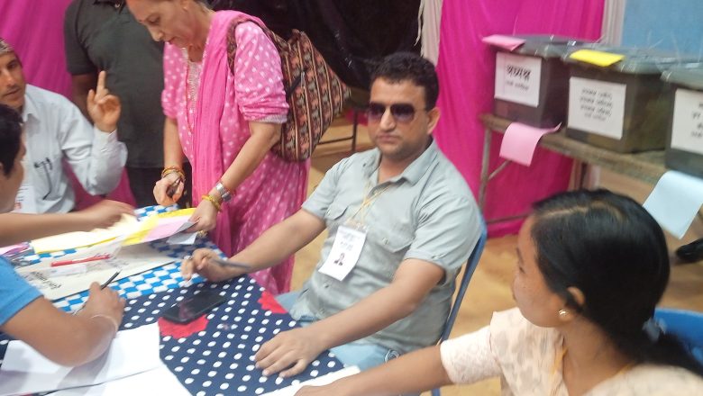 व्यापार संघकाे निर्वाचन उत्साहपुर्ण सम्पन्न, ८० प्रतिशतभन्दा बढीले गरे मतदान