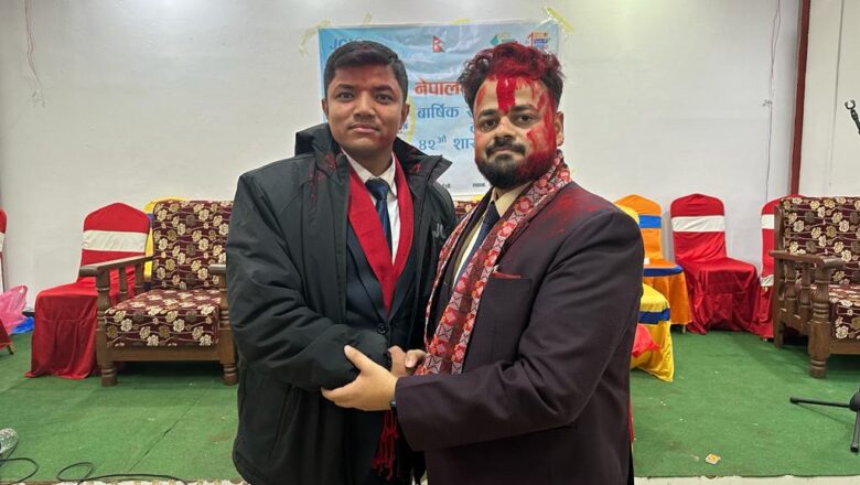 जेसीज ४२ औं शाखा अध्यक्षमा आदित्य गुप्ता चयन