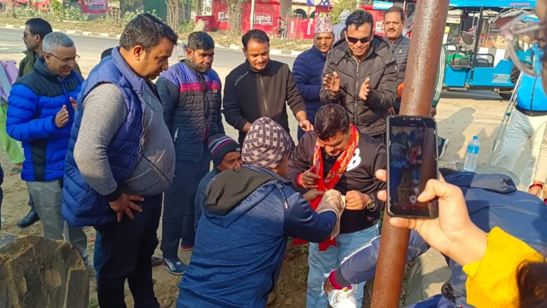वडाअध्यक्ष बर्माको पहलमा पुर्वाधार बिकास निर्माण कार्य शुरु
