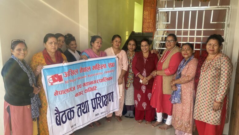 अनेमसंघद्धारा लैंगिक हिंसा विरुद्ध प्रशिक्षण
