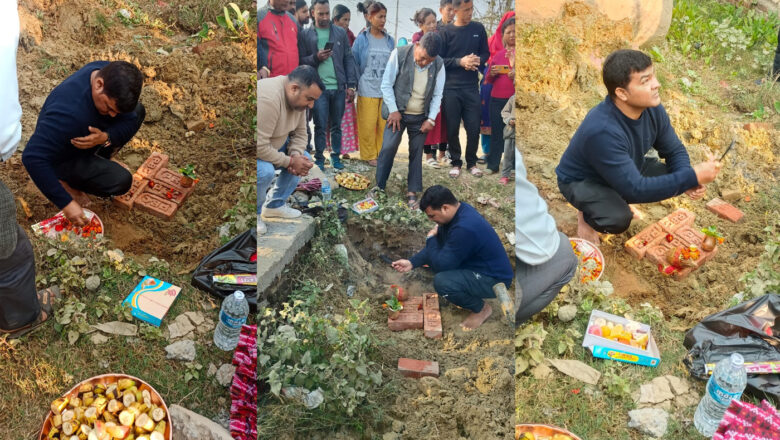 वडा अध्यक्ष बर्माद्वारा एकपछि अर्को शिलान्यास गर्दै, अन्य वडा मुखदर्शक बन्दै !