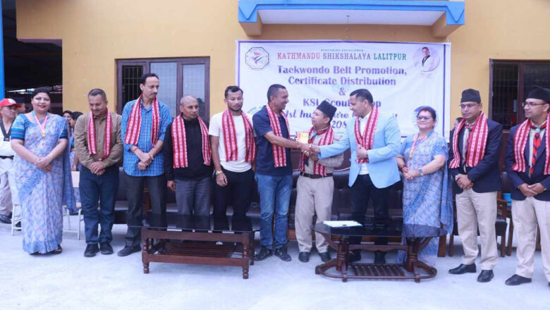 काठमाण्डौ शिक्षालयले सम्पन्न ग¥यो स्काउट दीक्षा तथा बेल्ट प्रदान कार्यक्रम