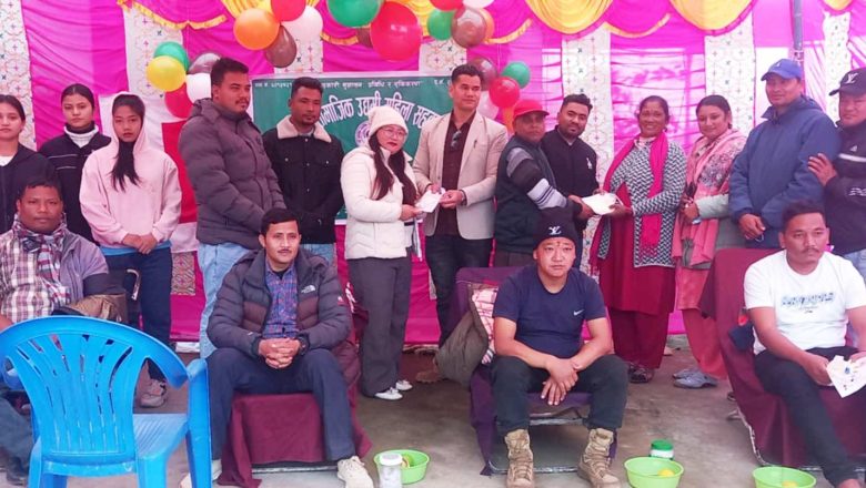 १० महिला सहित ६० जनाले गरे रक्तदान