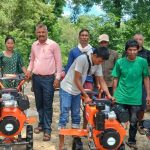 राप्तीसोनारी गाउँपालिका वडा नम्वर ६ ले किसानलाई बाँड्यो मिनी टिलर