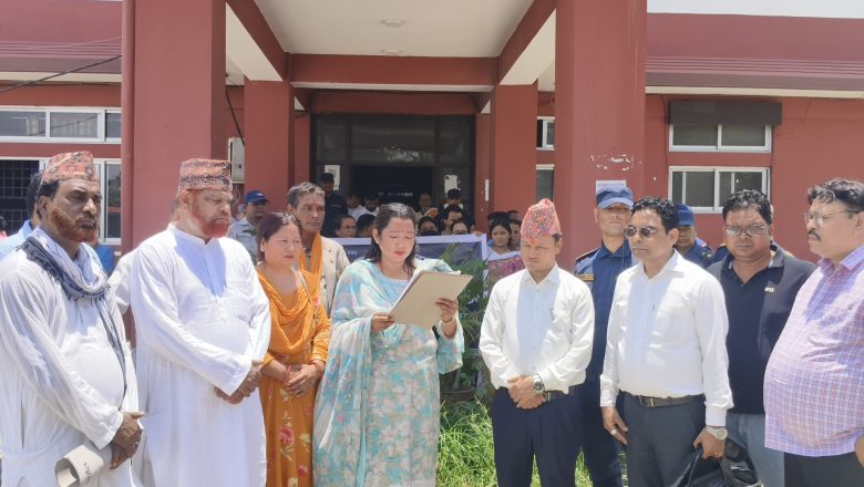 श्रमजिवि सिलाई व्यवसायीहरुको समस्या समाधानका लागि ज्ञापनपत्र