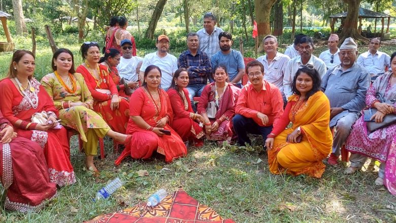 किसान महासंघद्वारा तीज मिलन तथा शुभकामना आदानप्रदान कार्यक्रम