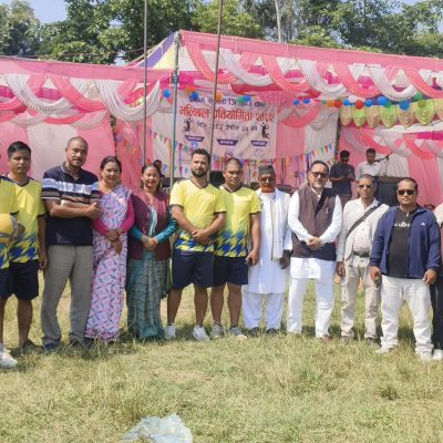 जिगाउँ चिनाउन भलिबल प्रतियोगिता शुरु, बिजेता टीमलाई ६१ हजार १०० पुरस्कार
