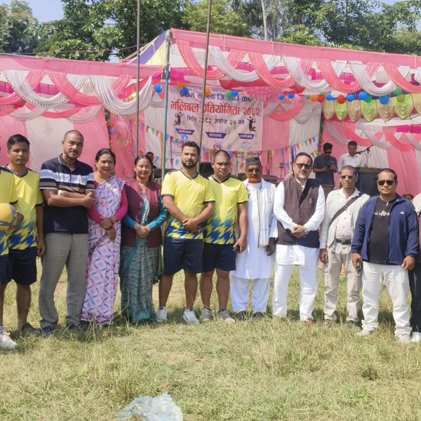 जिगाउँ चिनाउन भलिबल प्रतियोगिता शुरु, बिजेता टीमलाई ६१ हजार १०० पुरस्कार