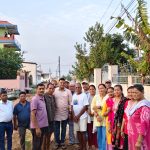 वडा नं. १८ मा २० लाखको लागतमा नाला तथा पीसीसी सडक निर्माण कार्यको शिलान्यास (फोटोफिचरसहित)