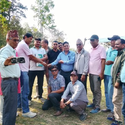 बझाङ्गी सेवा समाजद्वारा शुभकामना आदान–प्रदान