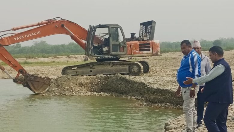 बाँकेमा नदीजन्य पदार्थको अबैध उत्खननबारे अनुगमन