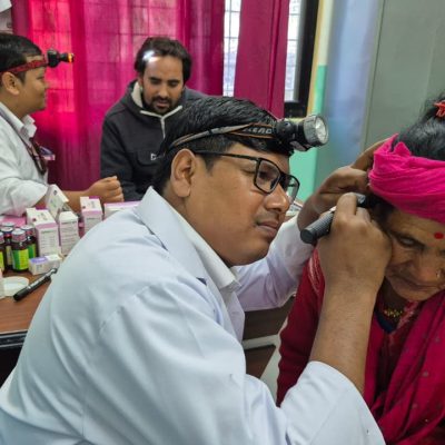 ब्रिनोजको सहकार्यमा ६ दिने निःशुल्क शिविरमा ६ सय ३६ जनाको चेकजाँच