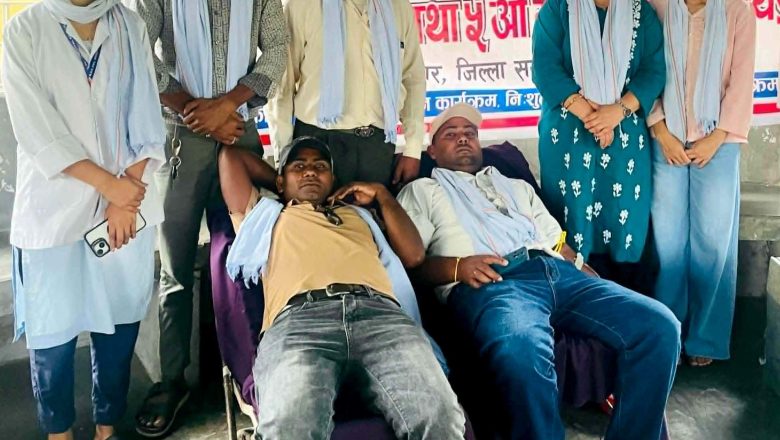 यादव समाज सेवा केन्द्रको आयोजनामा ७ जनाले गरे रक्तदान