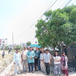 १८ नं. वडामा २४५ मिटर आरसीसी नाला तथा सडक स्तरोन्नति कार्यको शिलान्यास