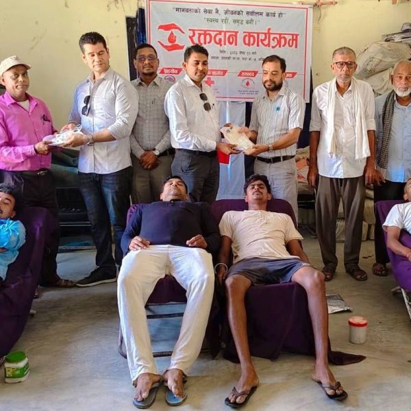 जानकीको रक्तदान कार्यक्रममा शतक रक्तदाता सहित ४ जनालाई सम्मान